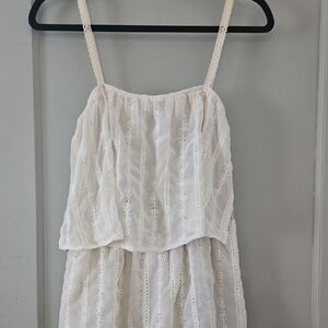 White Eyelet Sundress